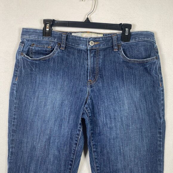 Ann Taylor LOFT Slim Cropped Denim Jeans – Size 14 - Picture 6 of 10